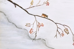 English Robin By the Stream