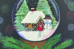 Christmas Snow Globe Cottage