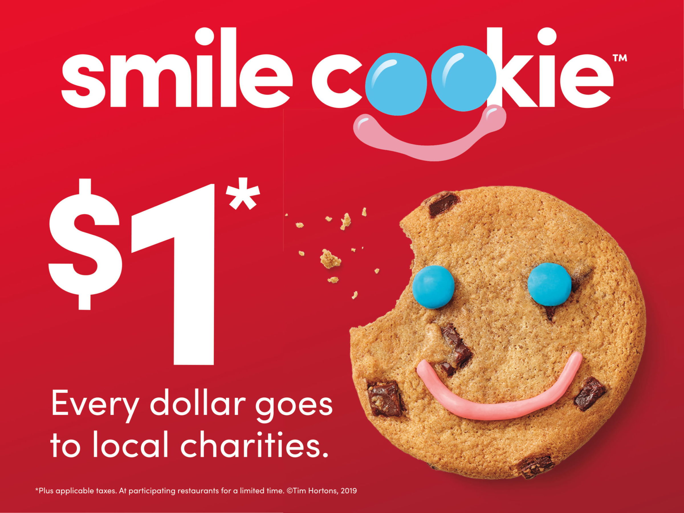 Tim Hortons' first Holiday Smile Cookie campaign to aid local